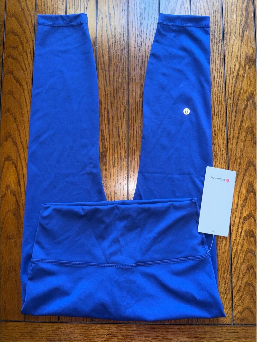 Lululemon Wunder Train No Line High Rise 25” Clubhouse Blue Size 8 NWT